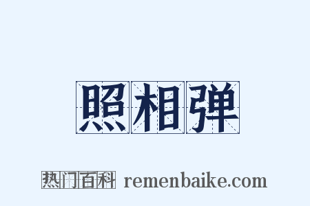 照相弹是什么意思的图片